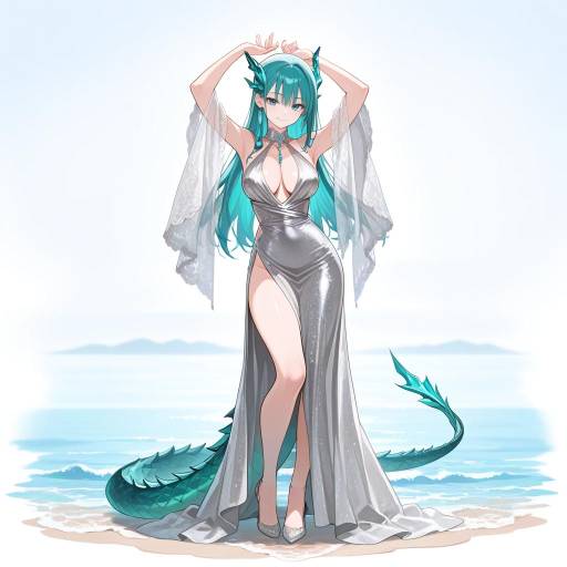 Emerald Dragon-Inspired Beauty by the Ocean Emerald Dragon-Inspired Beauty by the Ocean