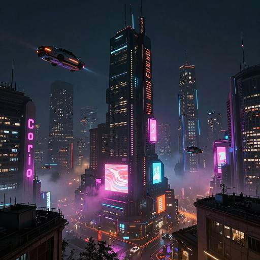 Cobriso Neon Cyberpunk Cityscape