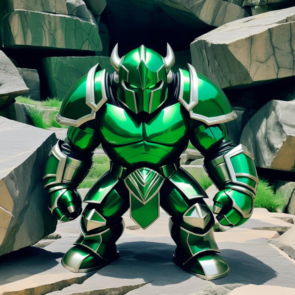 Determined Juggernaut in Rocky Quarry