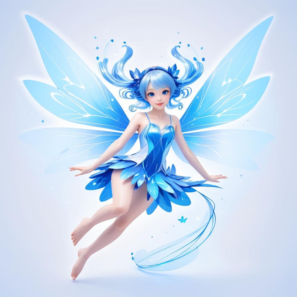 Mischievous Fairy with Dynamic Wings