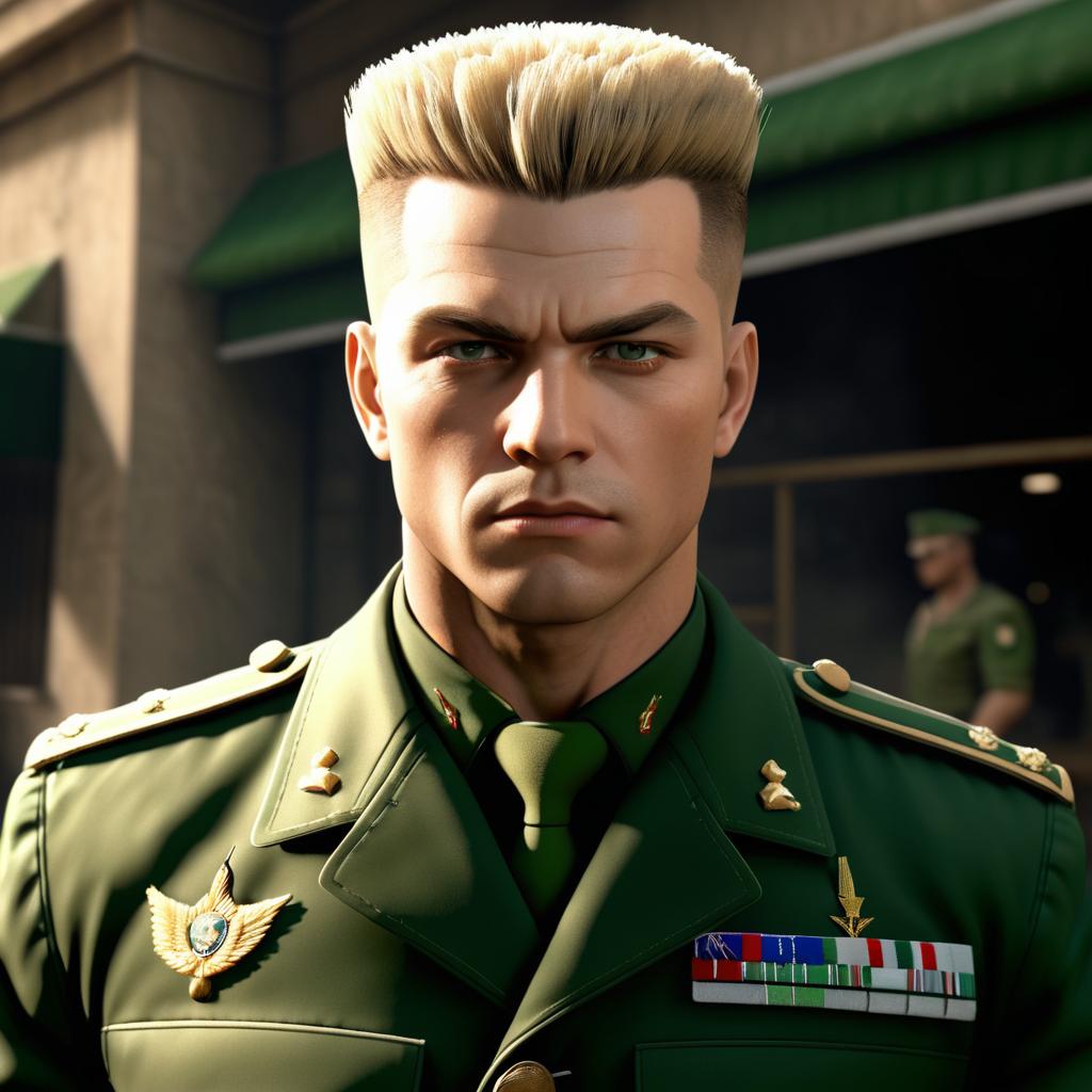 Photorealistic iPhone Capture of Guile