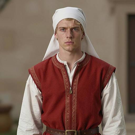 Photorealistic English Folk Portrait Art