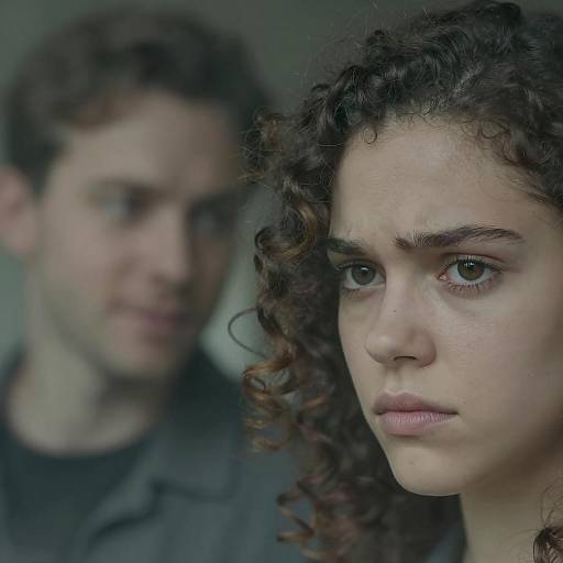 Close-Up Reflection of Two People