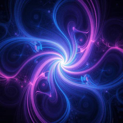 Abstract AI Digital Art in Vivid Colors