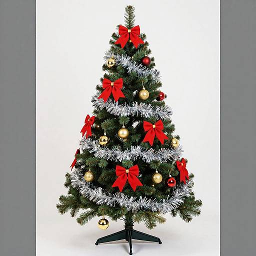 Festive Decorated Christmas Tree