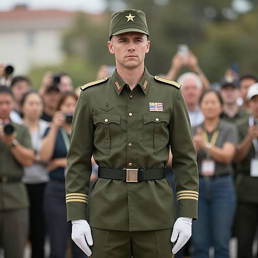 Ring Leader in Military Uniform