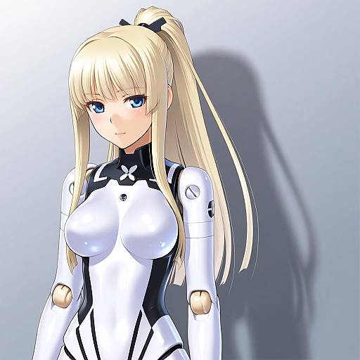 Illustration of Arnval, busou shinki in the style of Sano toshihide