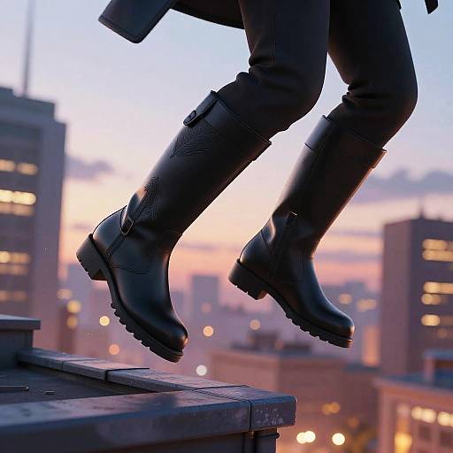 Raven Leader Rooftop Leap