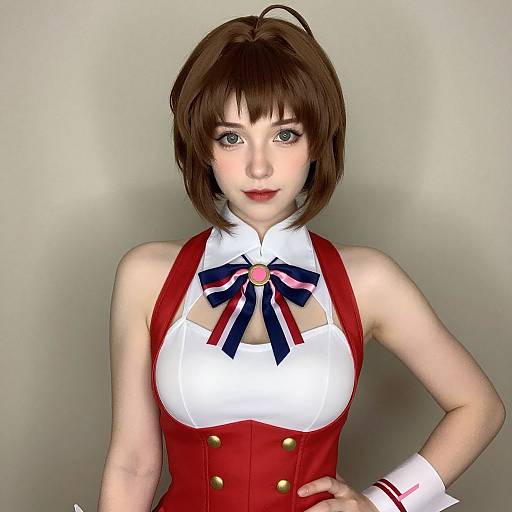 Realistic Cure Pine Cosplay Portrait