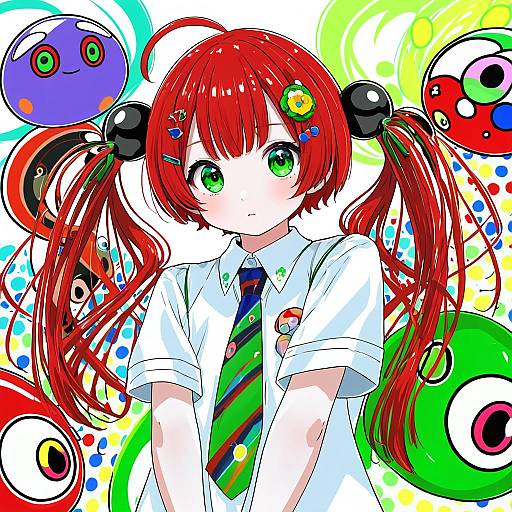 Illustration of Andou ringo, puyopuyo in the style of Kesoshirou