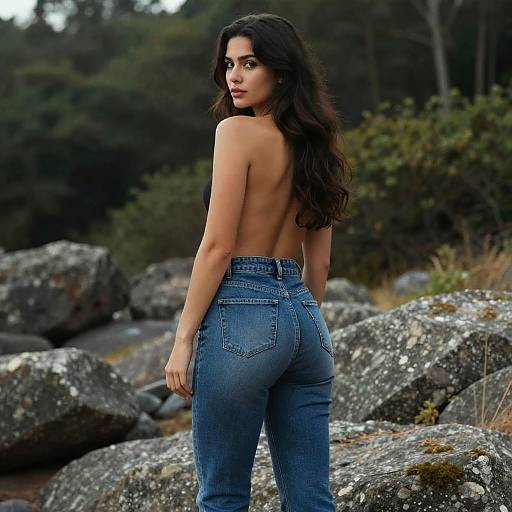 Cinematic Outdoor Portrait of Woman