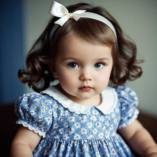 Adorable Infant Doll Dress with Girl