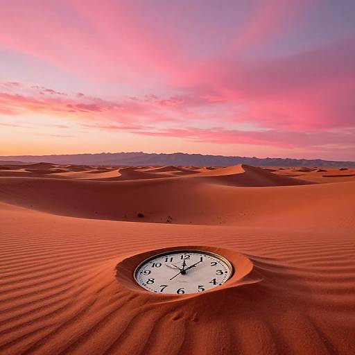 Surreal Dreamlike Desert Sunset