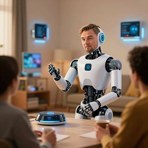 Futuristic Robotic Assistant in Smart Home