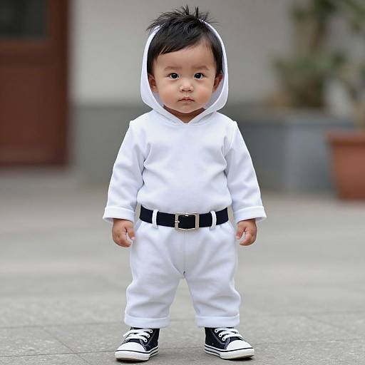 Realistic Baby Pascal Costume Outdoors