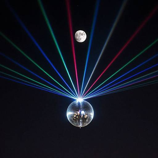Celestial Disco Ball Laser Show