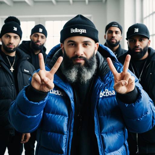 Men in Streetwear Throwing Peace Signs