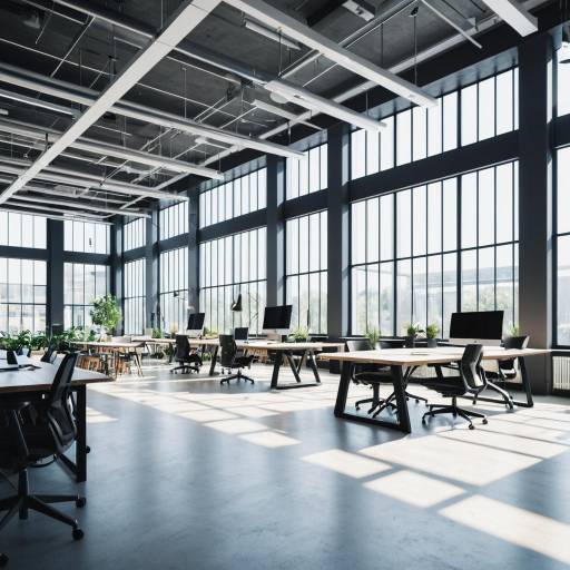 Modern Open-Plan Co-Working Space