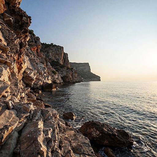 Mediterranean Rocky Seaside Cliff