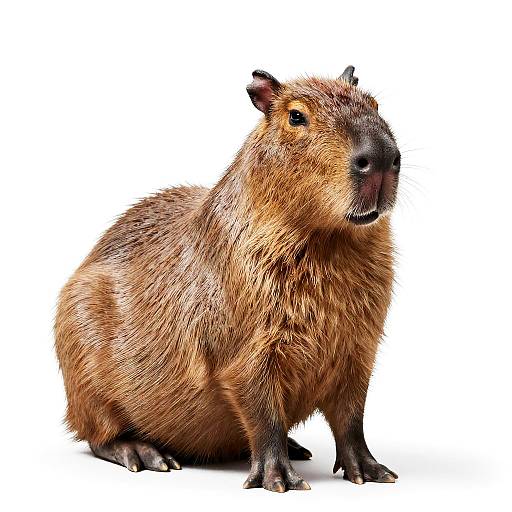 Studio Photo of Alien Capybara