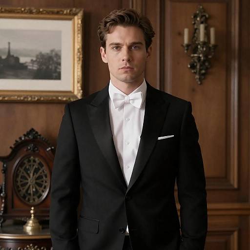 Elegant Man in Formal Setting