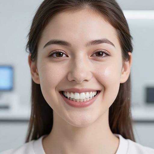 Invisalign Treatment with Smiling Woman