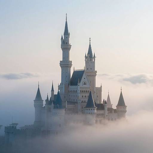 Ethereal Majestic Castle Towers