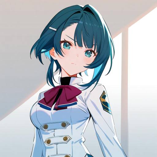 Illustration of Aizawa kazuha, assault lily in the style of Beijuu