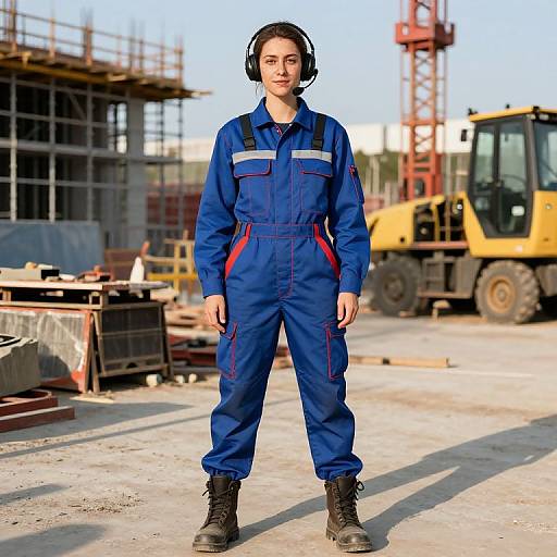 Passionate Female Engineer on Site