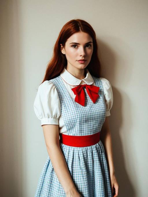 Woman in Dorothy Catalonia cosplay costume