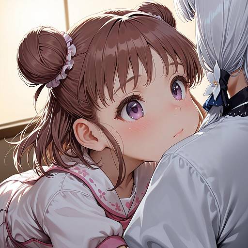 Illustration of Munakata atsumi, idolmaster in the style of Yappen