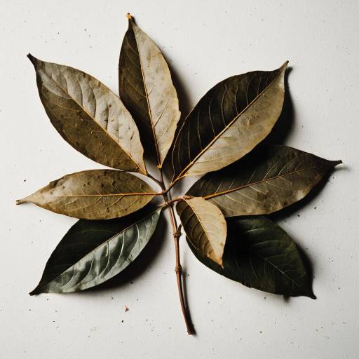 Dried Bay Leaves Still Life