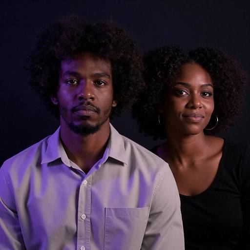 Intimate Portrait of a Black Couple