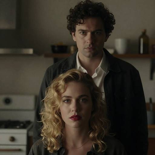 Intimate Portrait of a Couple in Shadows