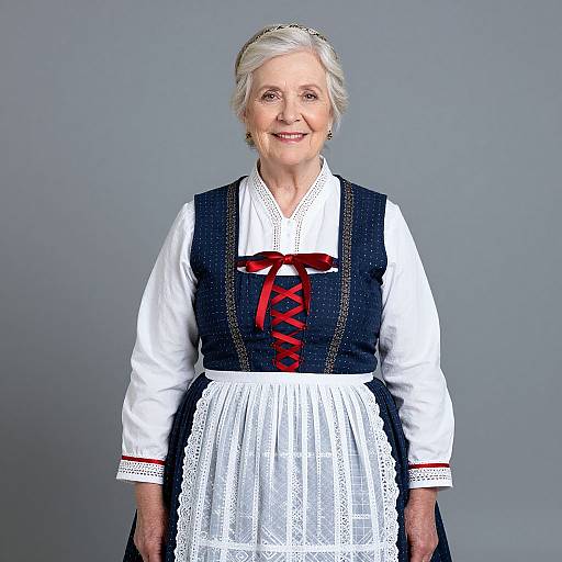 Traditional Granny Costume Portrait