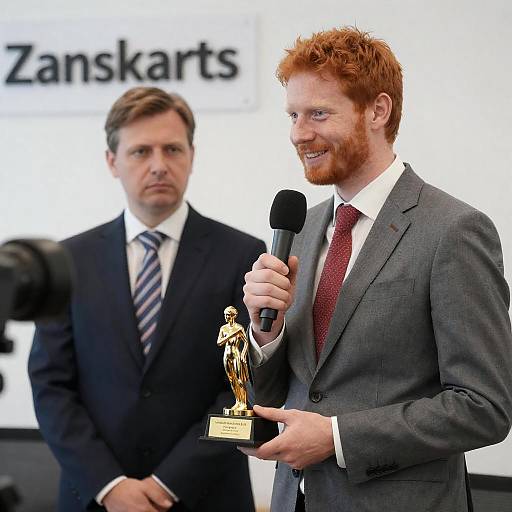 Corporate Portrait of Two Men at Work