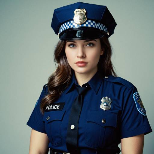 Female Police Officer in Uniform