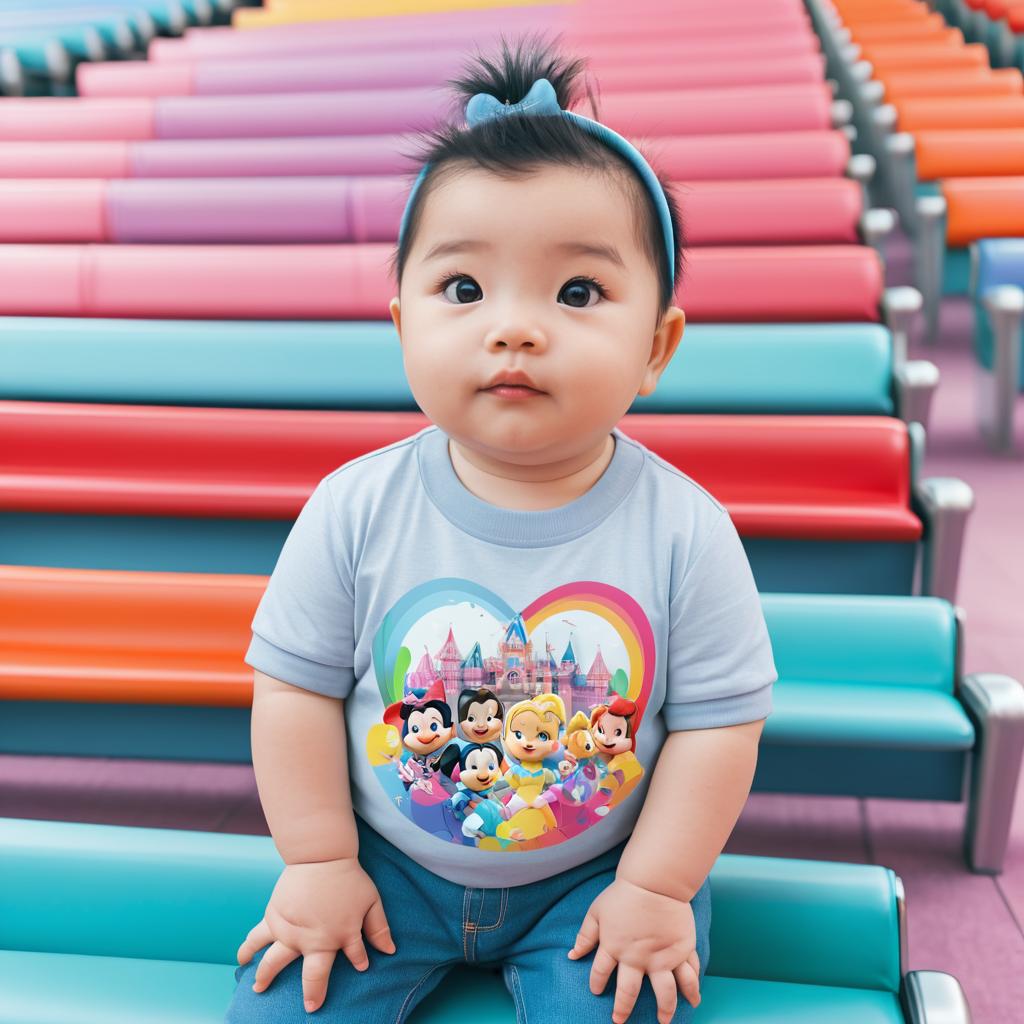 Charming Toddler at Disneyland