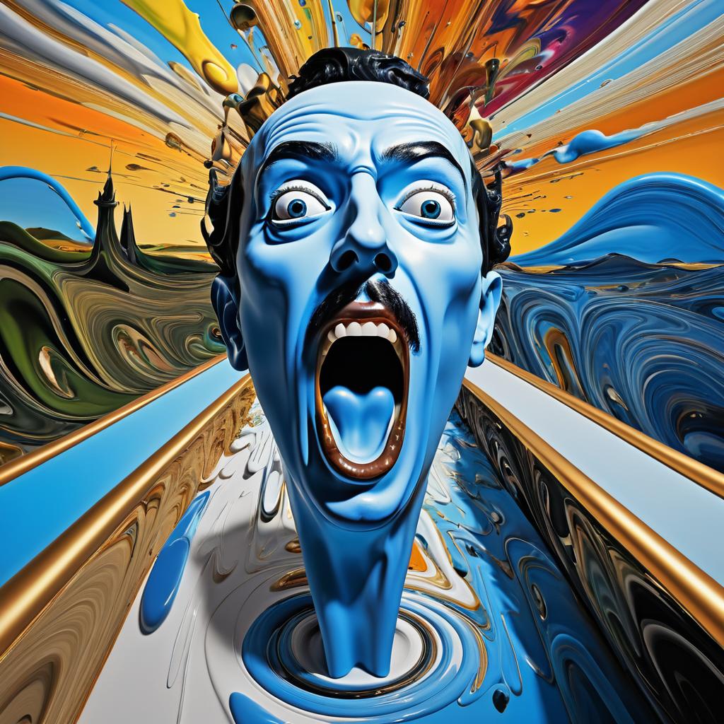 Dalí's Surreal Twist on The Scream