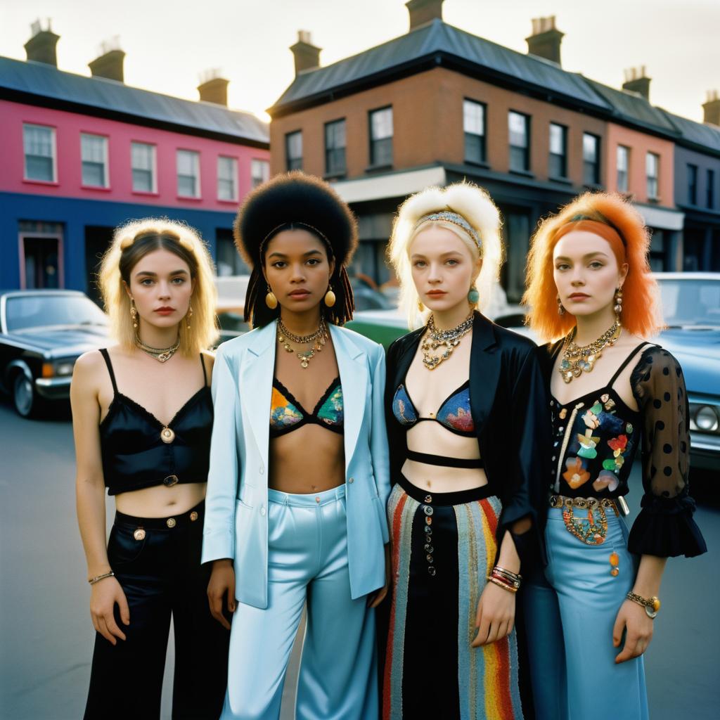 1980s Candid Feminist Street Fashion