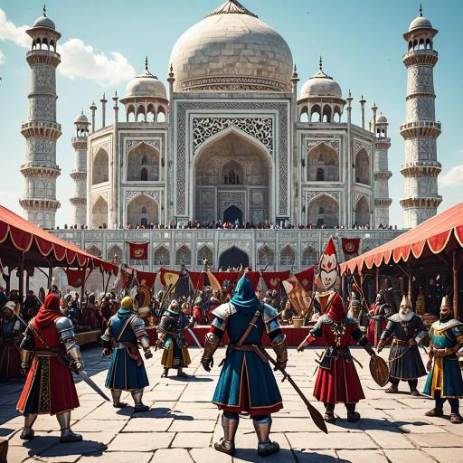Medieval Fantasy Market at Taj Mahal