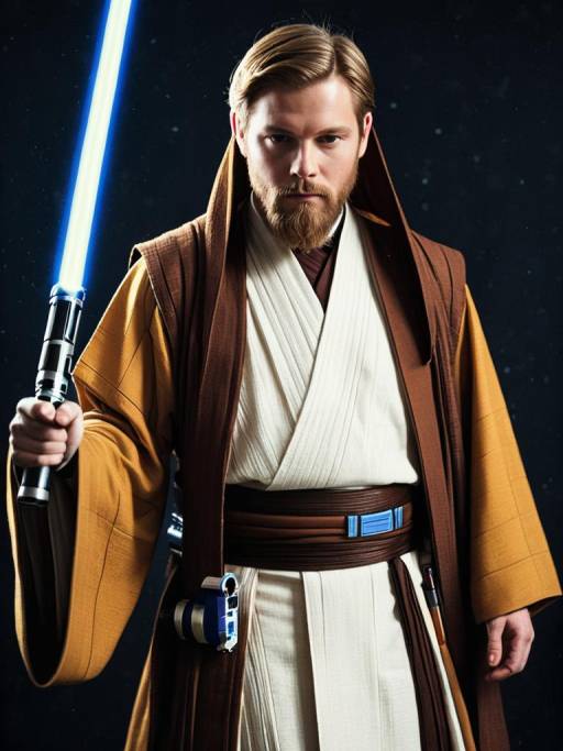 Realistic Obi-Wan Kenobi Cosplay Photo
