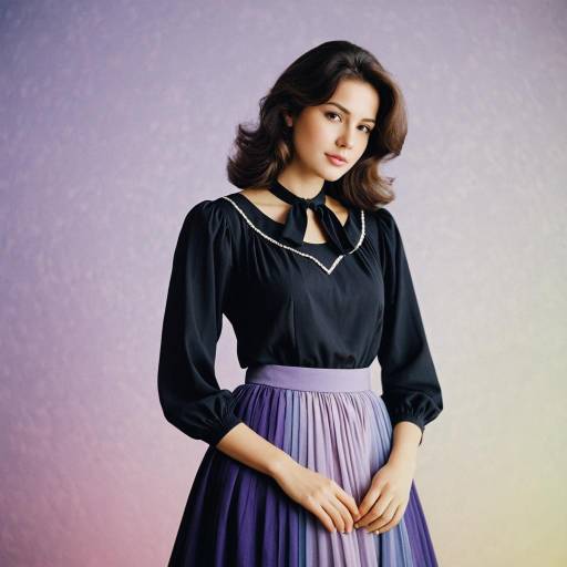 Vintage 1980s Inspired Modest Outfit