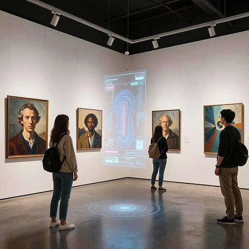 Virtual AI Art Gallery Experience
