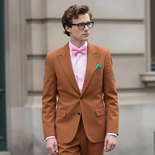 Retro Fashion: Austin Powers Style Young Man