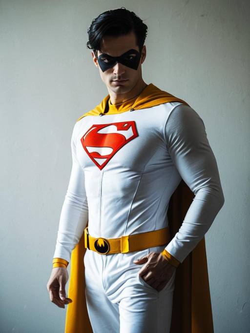 Man in Signal DC Comics Costume