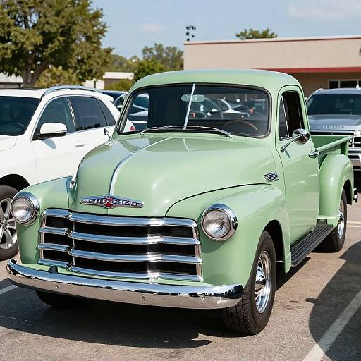 1952 Chevrolet Green Pickup Showcase