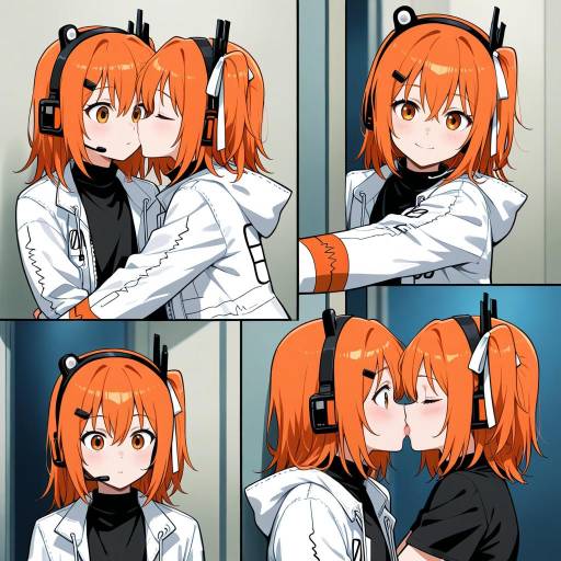 Surprise Kiss in a Lonely Corridor