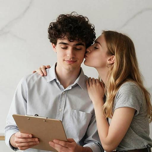 Intimate Photograph of Young Couple