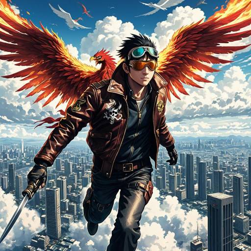 Agile Sky Pirate in an Airborne City